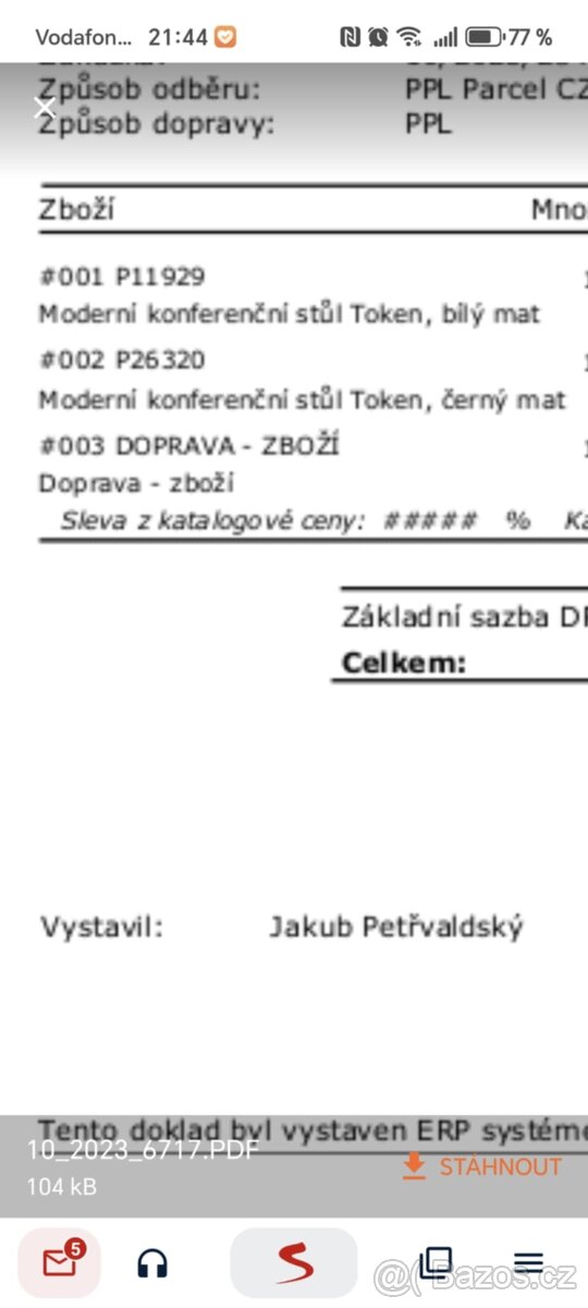 Konferenční stůl Token - 2