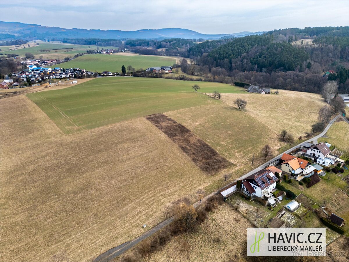 Prodej zastavitelného pozemku 1.180 m² , Český Dub, Na Zhůrá - Widok 2