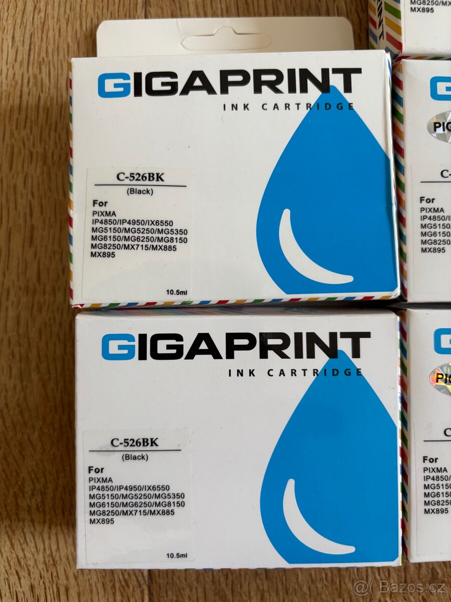 Canon Pixma - nove naplne Gigaprint - 2