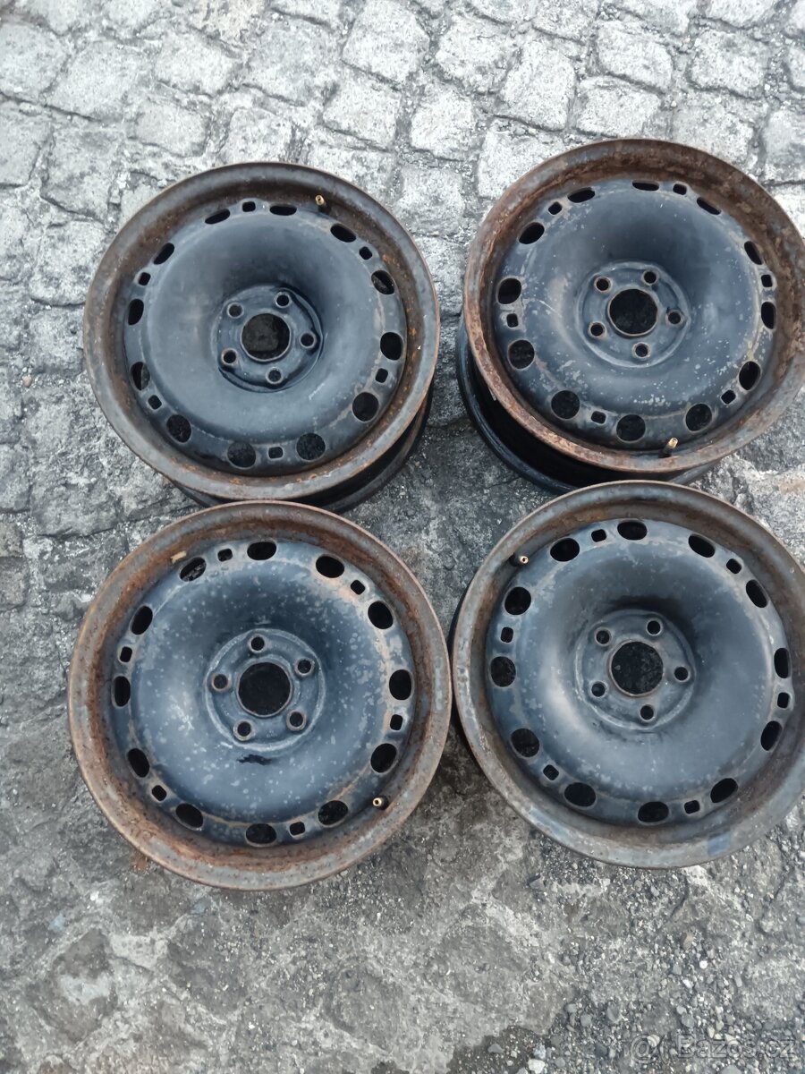 Disky 5x100 15 Škoda VW Audi Seat - 2