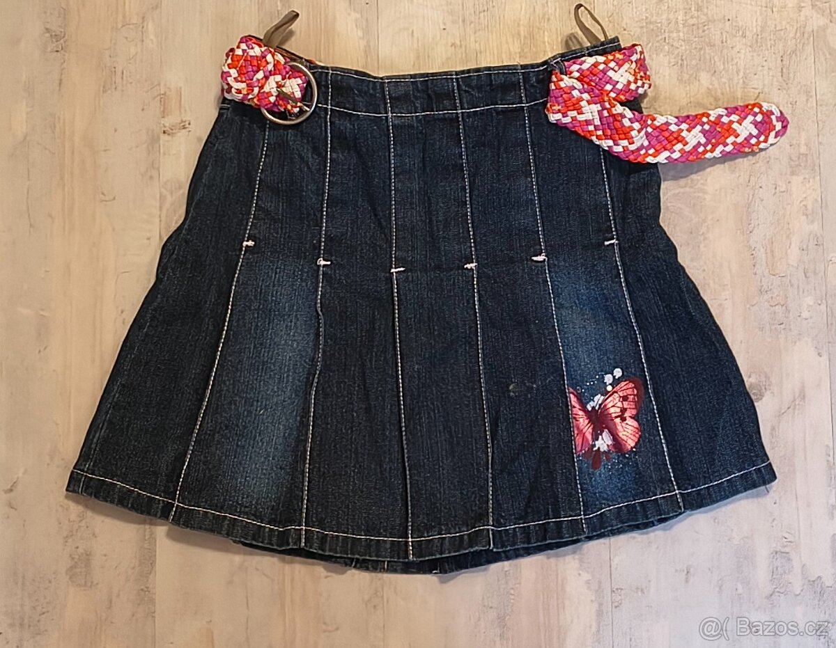 Dětská dívčí džínová sukně - 2