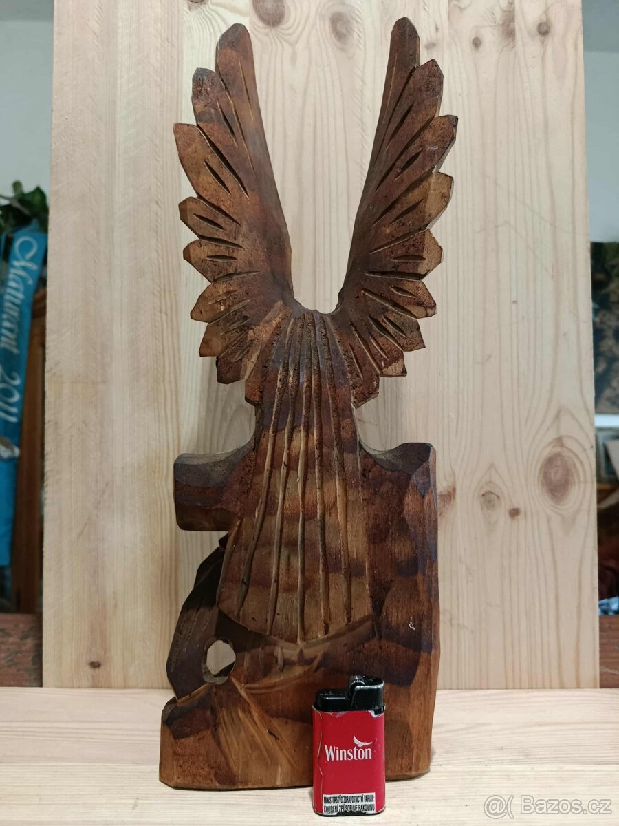 Orel dřevořezba-45cm - 2