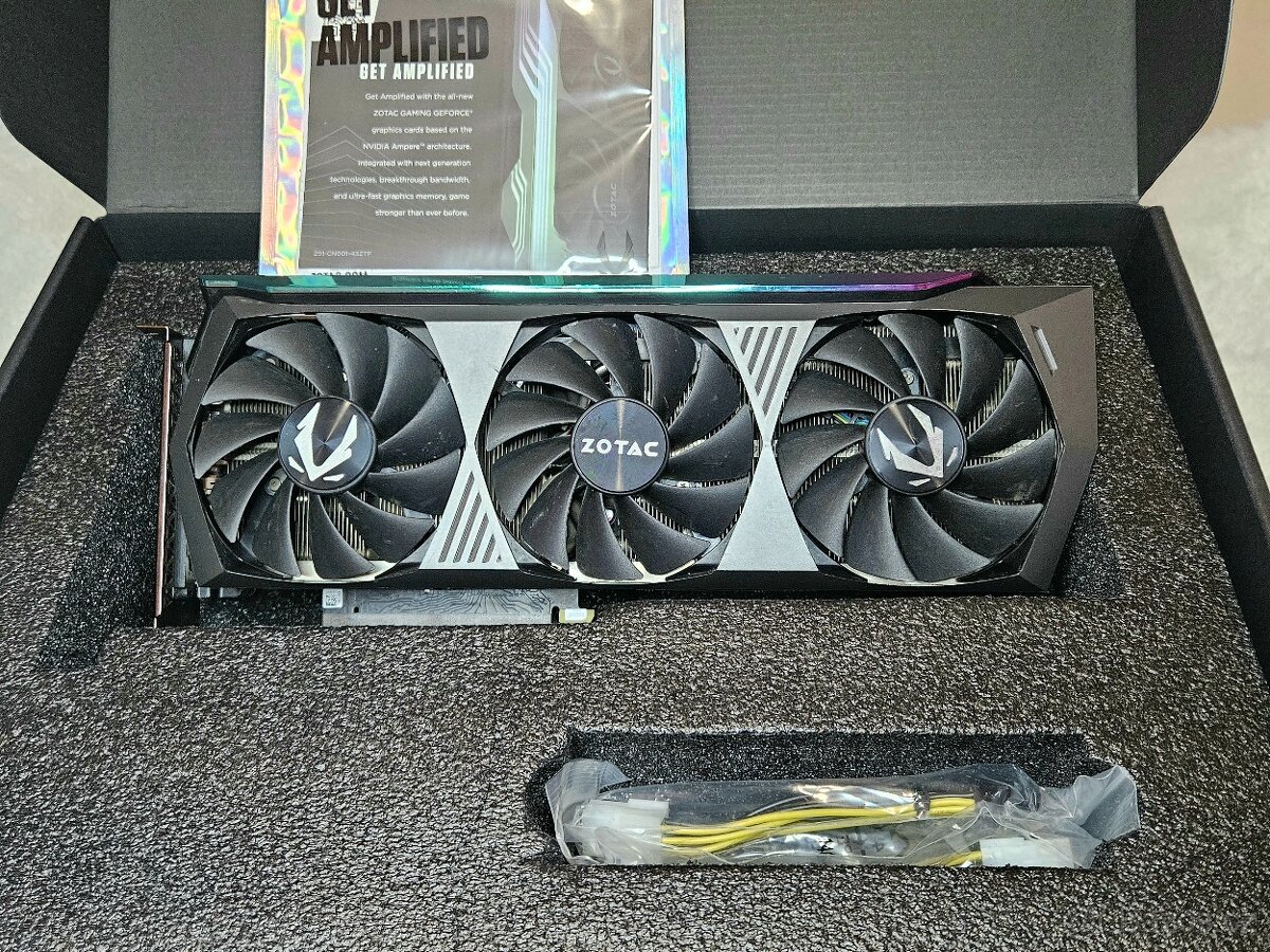 Zotac GeForce RTX 3080 GAMING AMP 10GB - top stav, záruka - 2