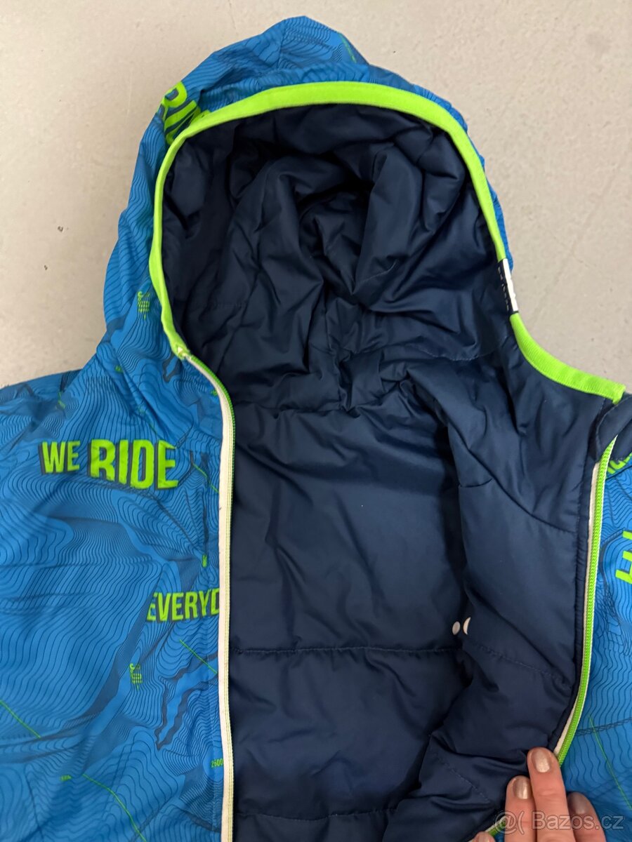 Dětská oboustranná bunda, nová Wedze 130 cm - 2