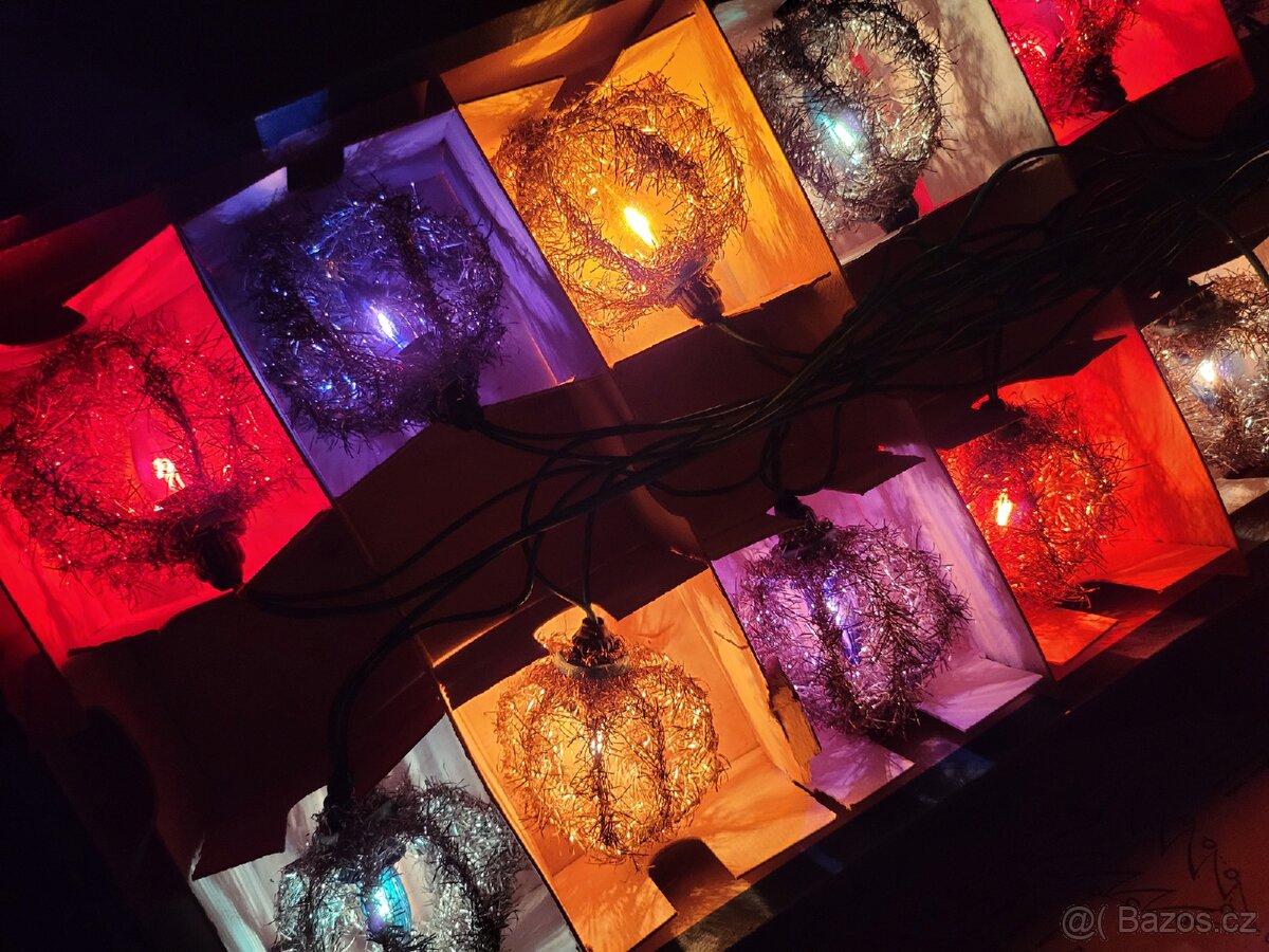 Retro vánoční osvětlení 108 - 2