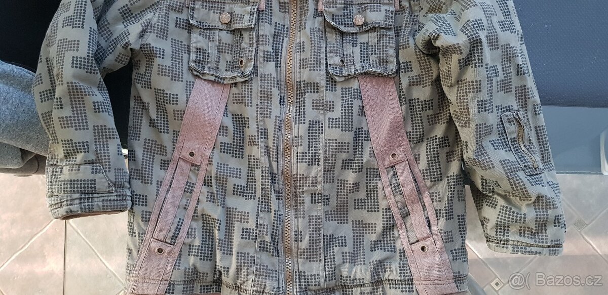 Chlapecká bunda vel. 152/158 khaki - 2