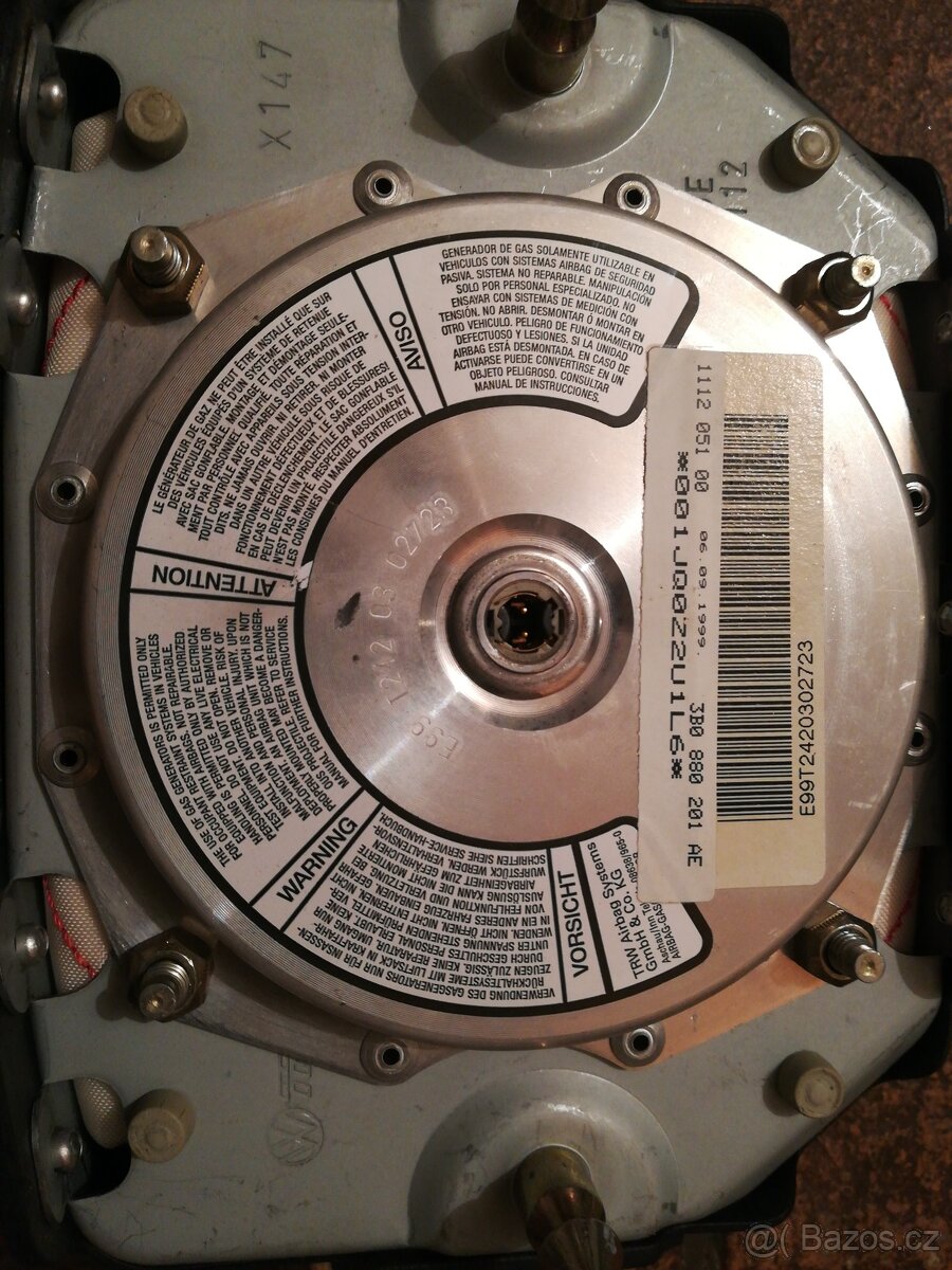 Airbag řidiče vw Passat b5 - 2