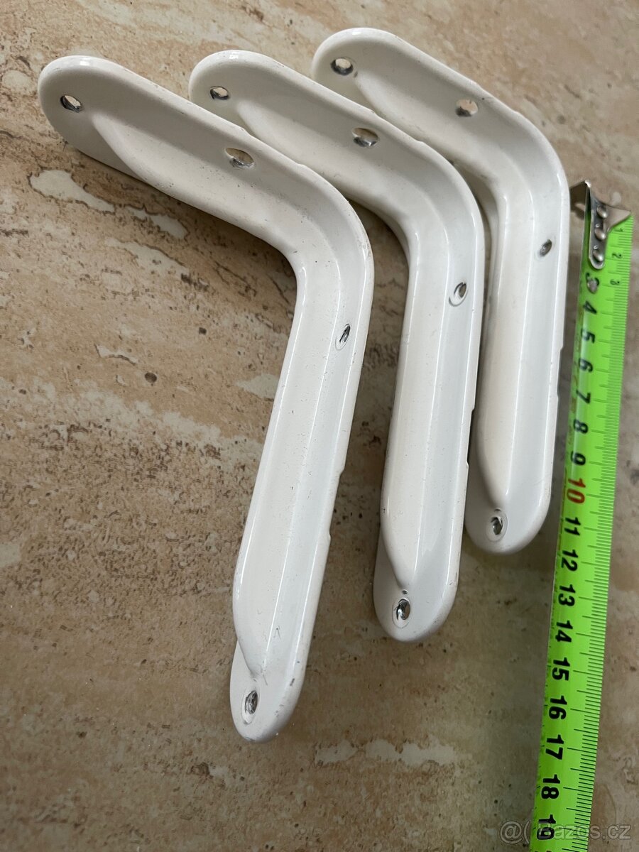 Kovové konzoly 12x8 cm 3 ks - 2