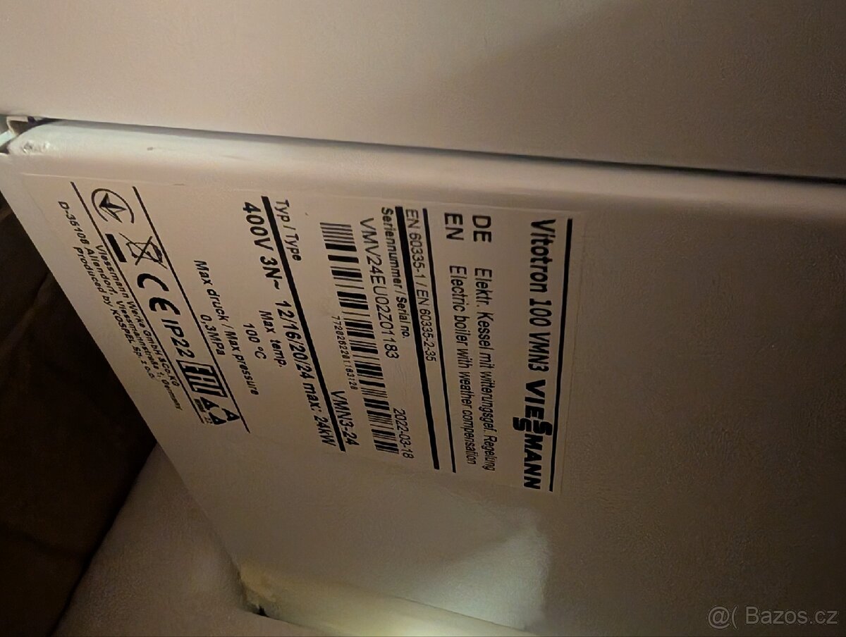 Elektrokotel Viessmann Vitotron 100 VMN3 - 2