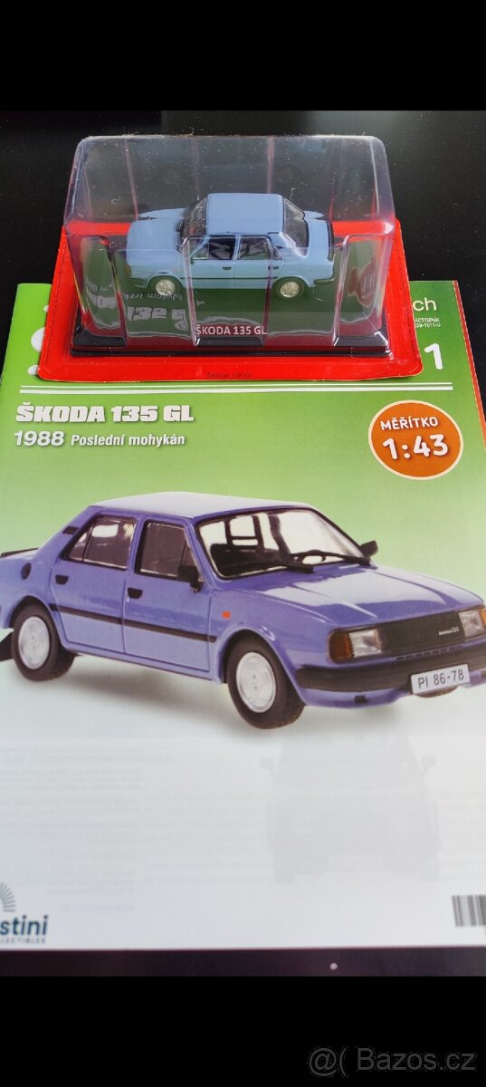 Kovové modely Škoda 1:43 - 2