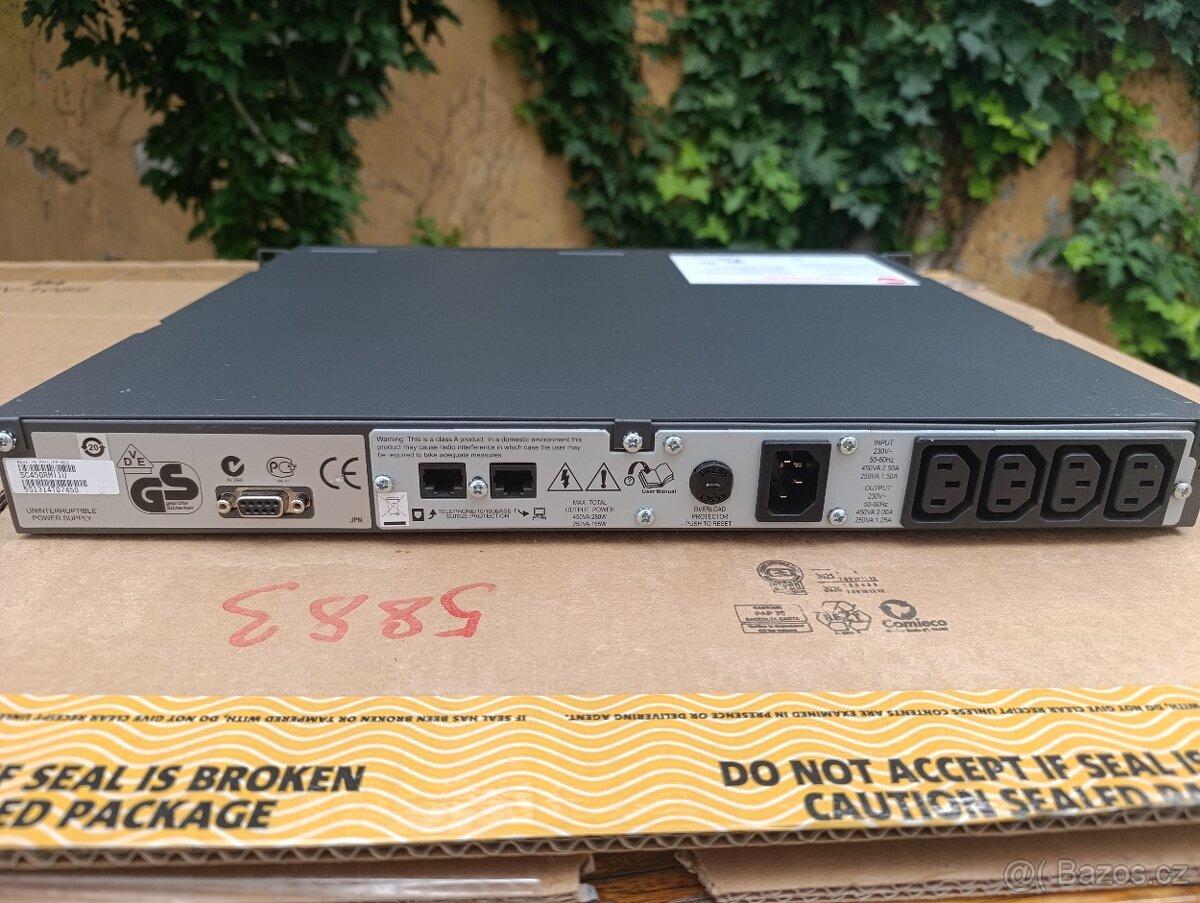 APC Smart-UPS SC 450VA, rack 1U - 2
