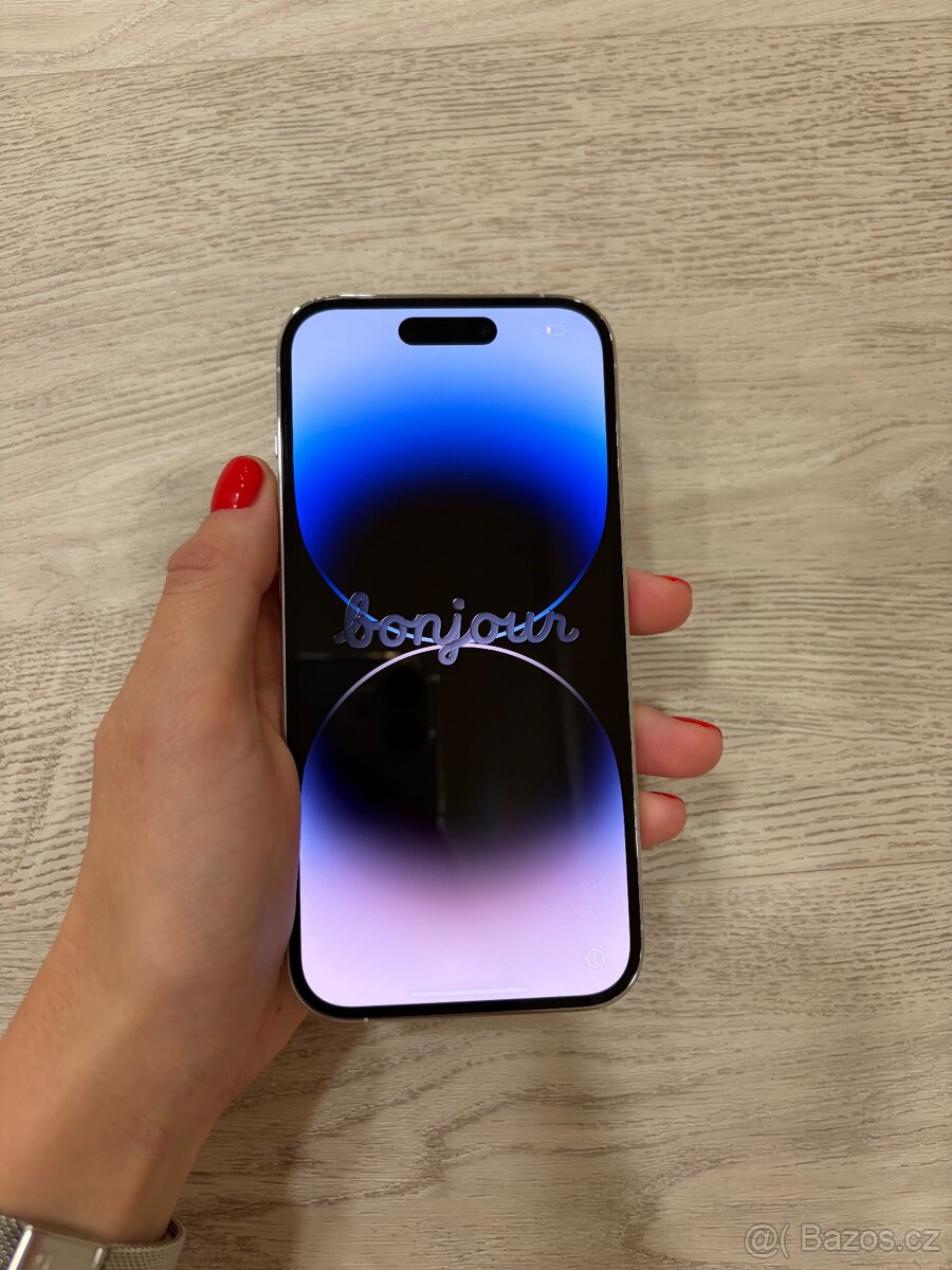 📱 iPhone 14 Pro 128 GB – stĹ™ĂbrnĂ˝ (bez škrábnutĂ, top stav) - 2