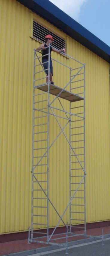 Pracovní věž / lešení Eurosolo-S5 (pojízdné) - NOVÉ - 2