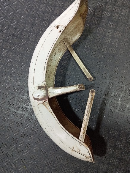 Přední blatnik Jawa 559 neckerman bílý - 2