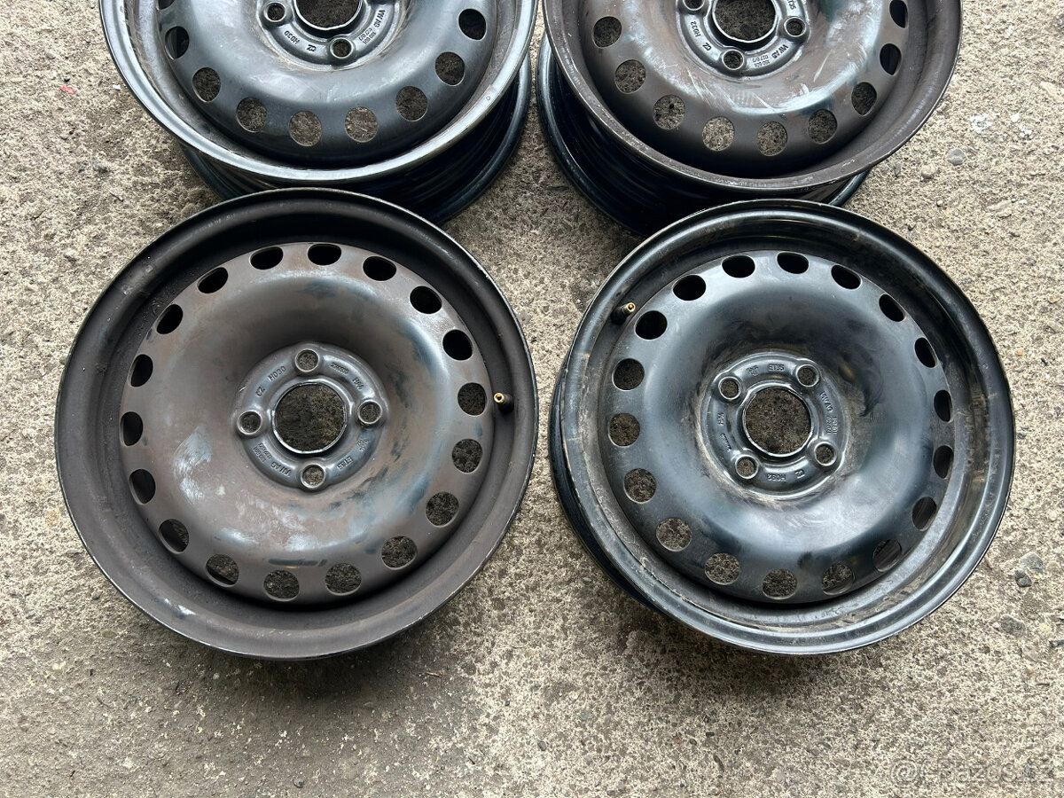 4KS PLECHOVÝ DISK VW, Škoda 14" 4x100 et35 - 2