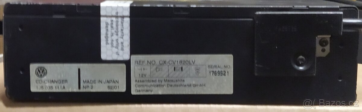 Měnič na CD VW Autorádio Pioneer DEH-1500 - 2