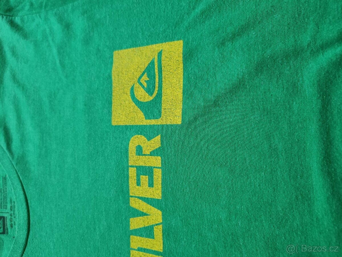 Triko zelené Quiksilver vel. L - 2