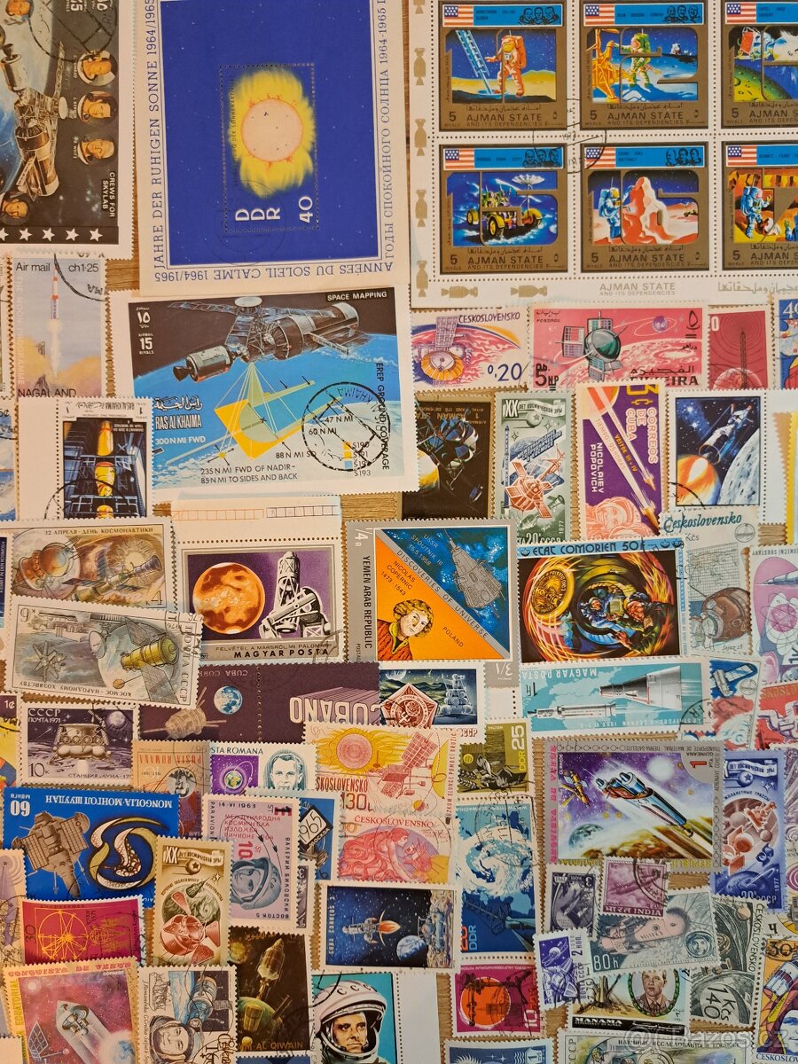 Sbírka známek vesmír - 2
