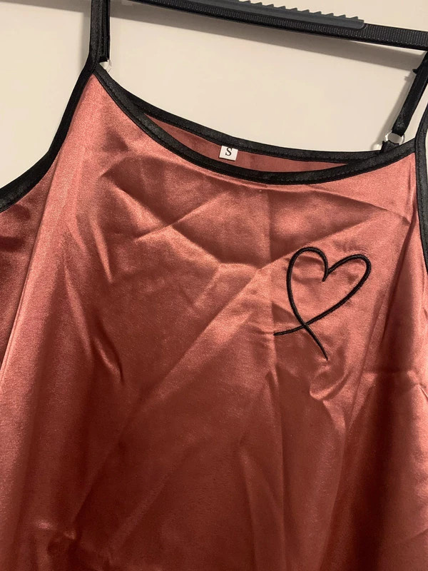 Satenová noční košile vel. S - 2