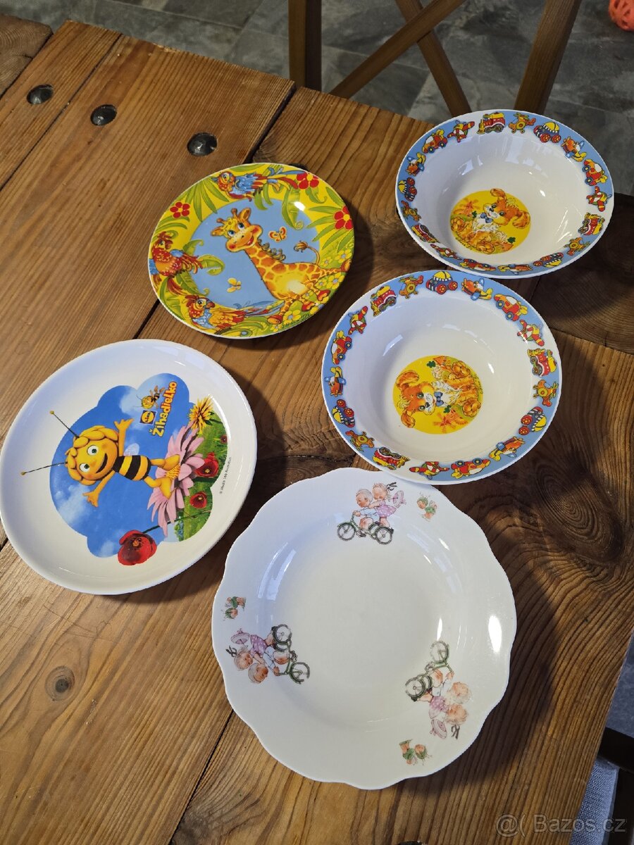 Dětské porcelánové talíře - 2
