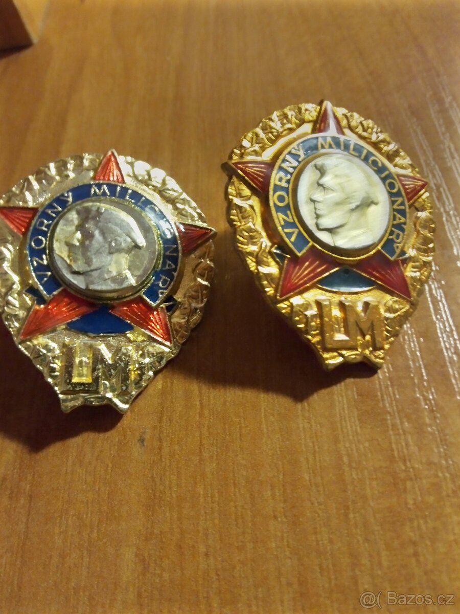 Odznak Vzorný milicionař - 2