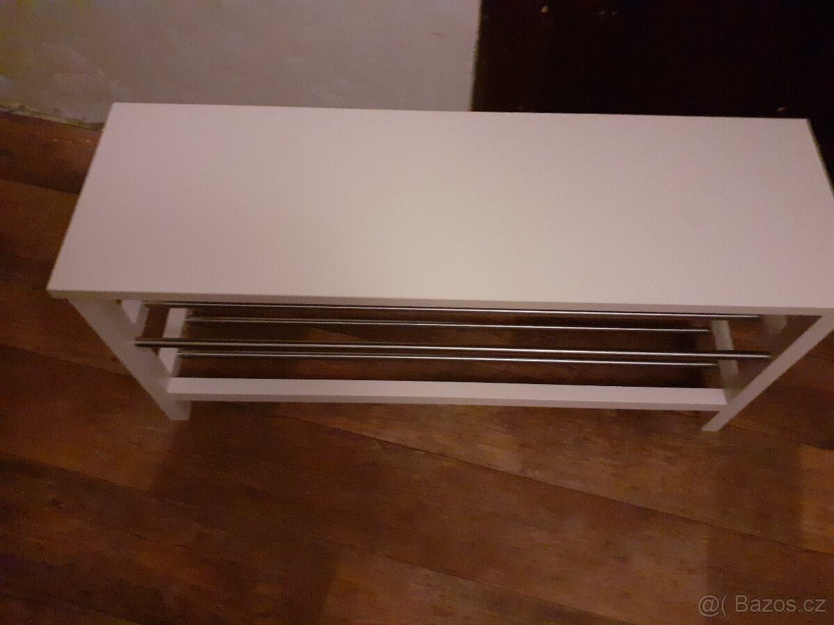 Ikea lavice s botníkem Tjusig - 2