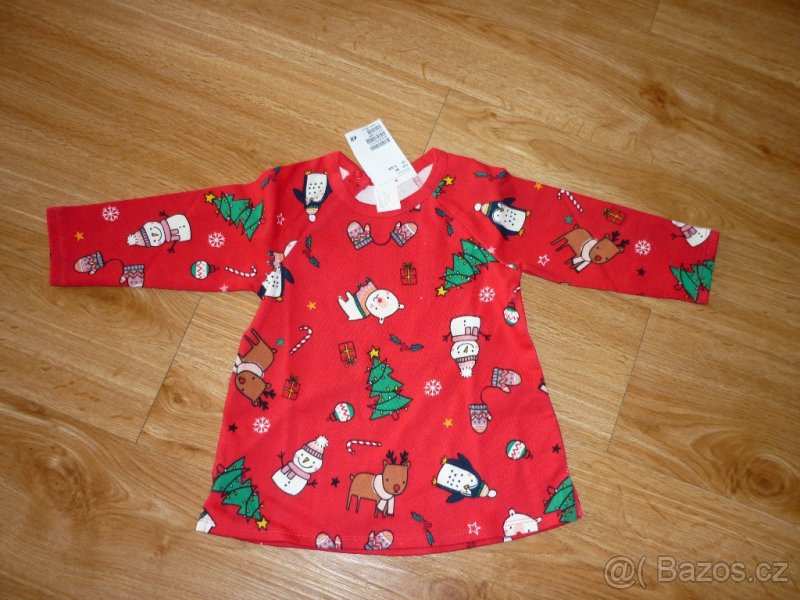 Vánoční tunika + legíny H&M - 2