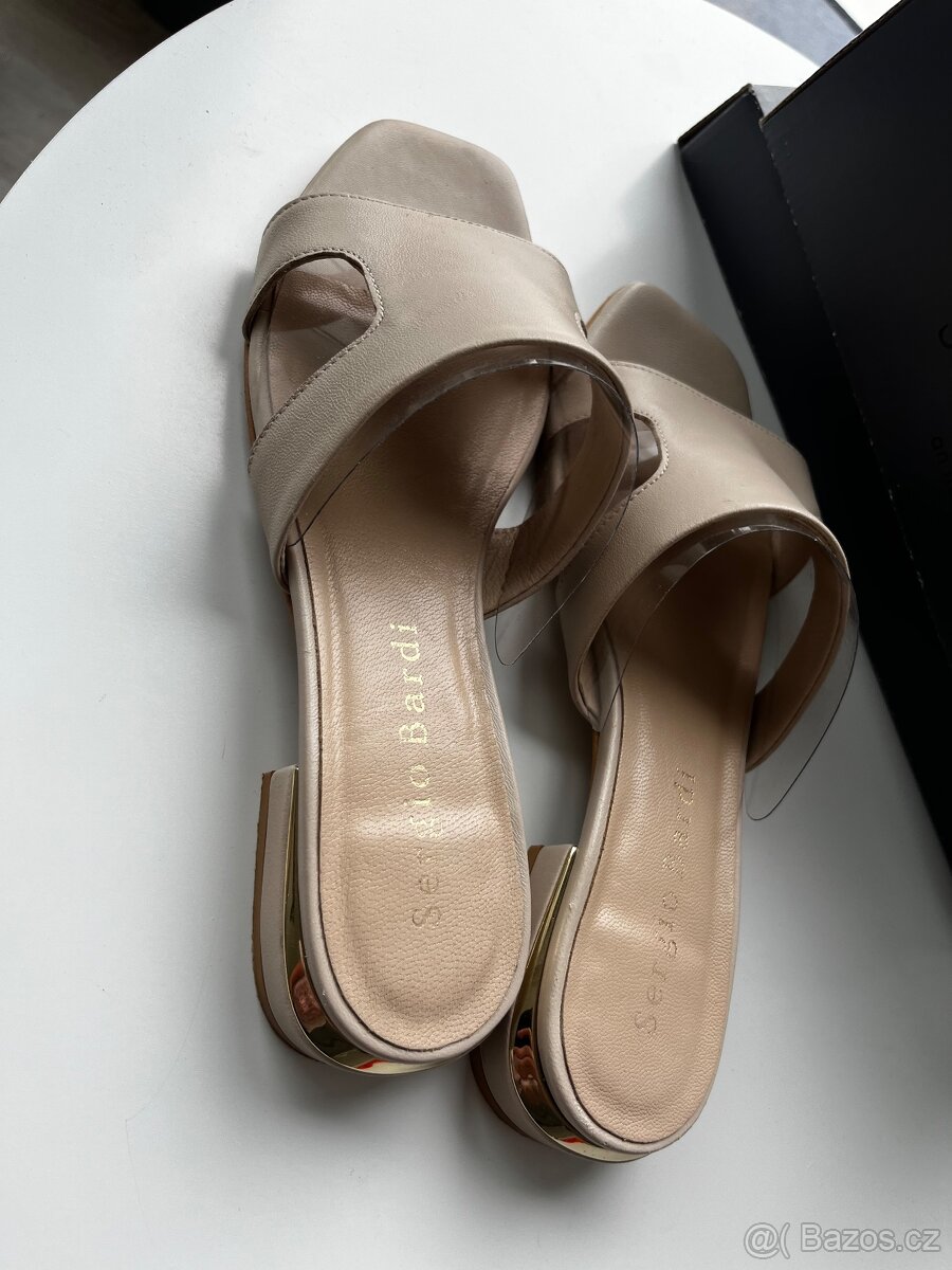 Dámské kožené pantofle 39 - 2