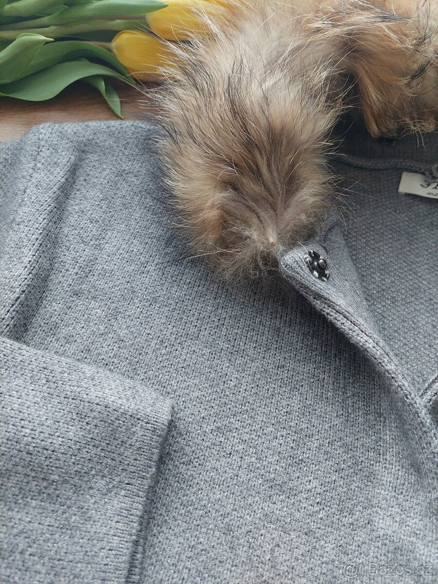 Vel. S/M vlněný kabátek Flex moda - 2