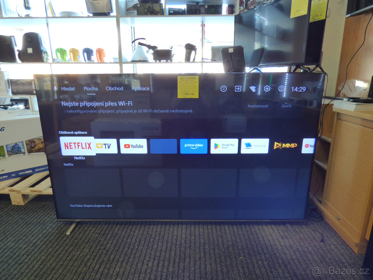 Televize 190cm - JVC LT-75VA7435 se zárukou - 2