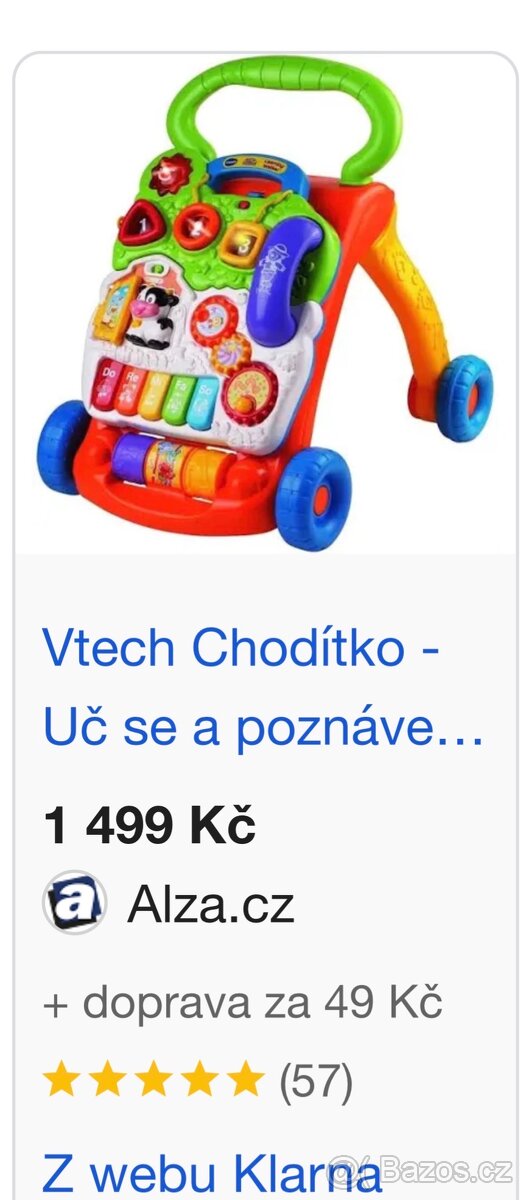 VTech chodítko - 2