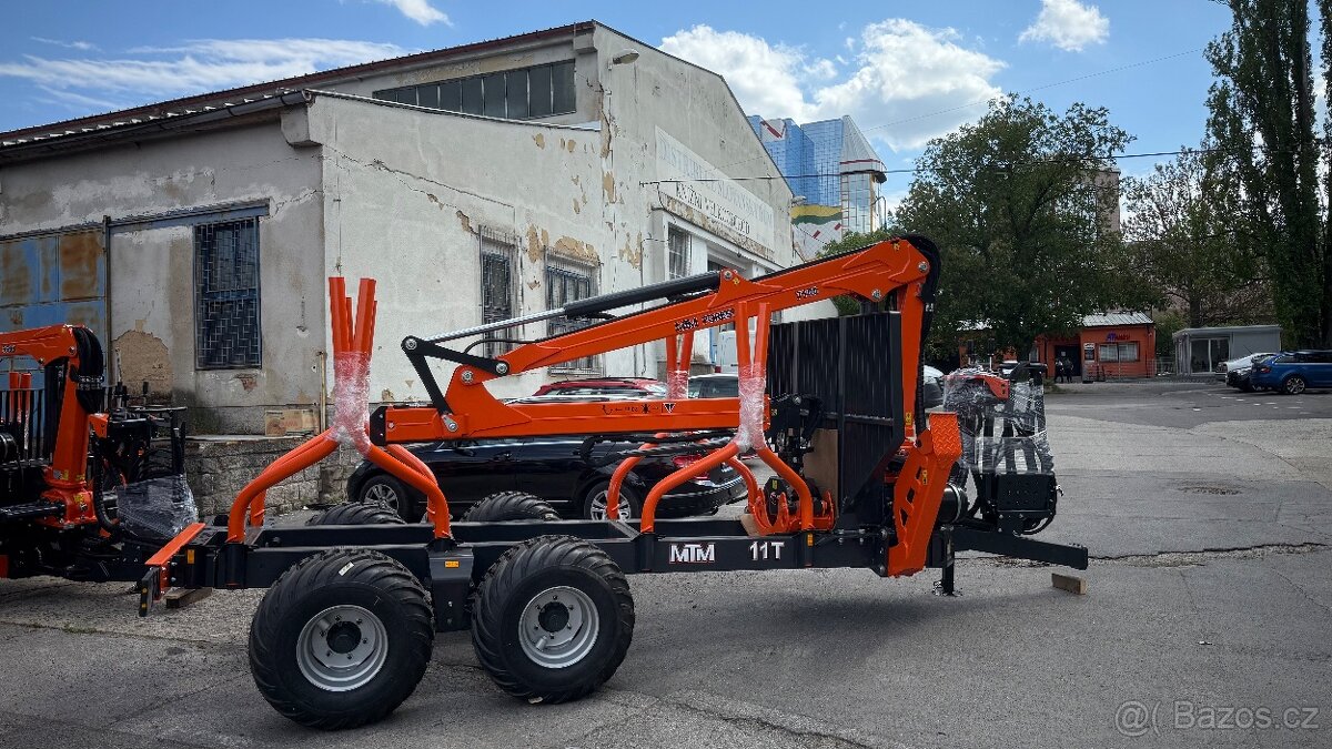 Vyvažecí vlek vyvažečka, vývozka MTM 10T Ruka 6.6m - 2