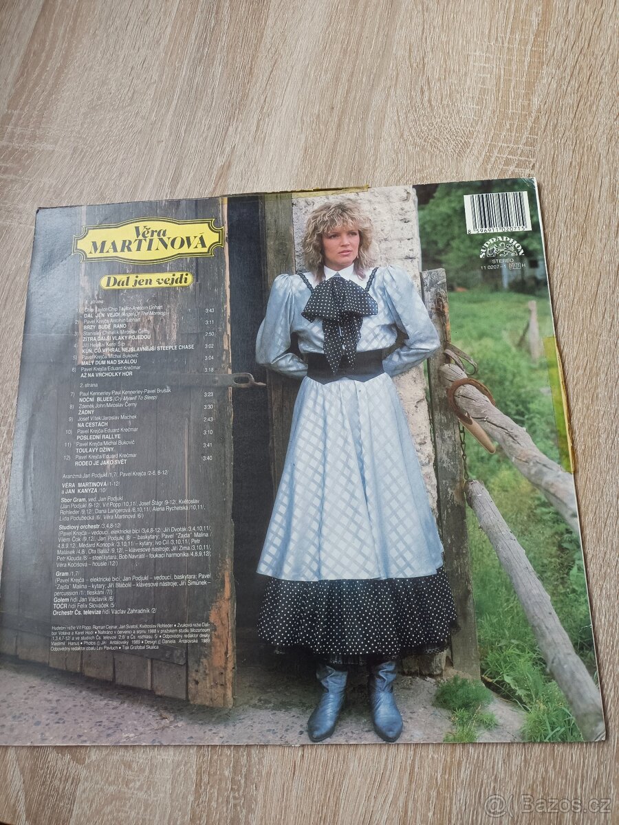 Prodám LP desku Věra Martinová - 2