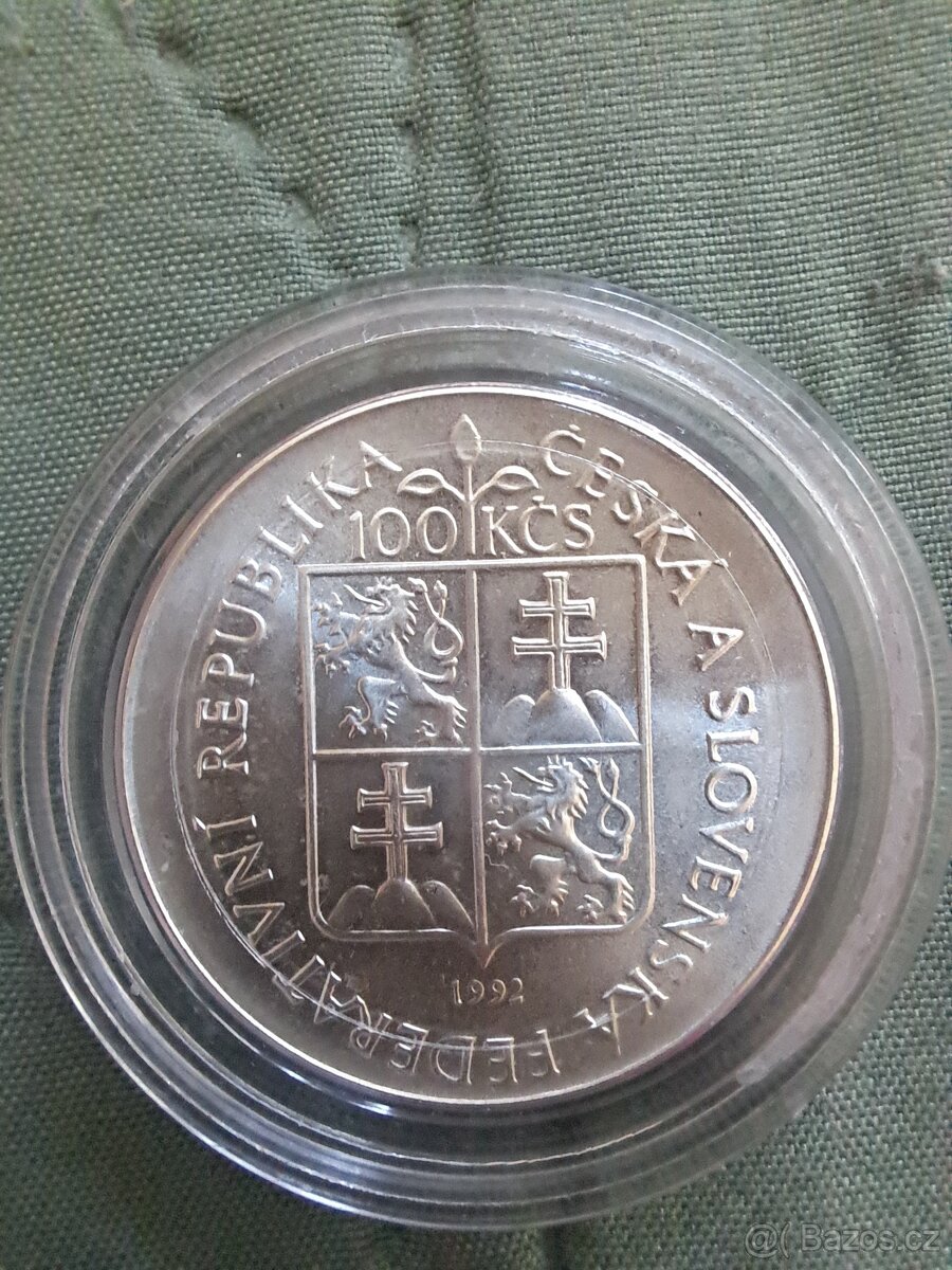 Stříbrná mince Česká a Slovenská republika - 2