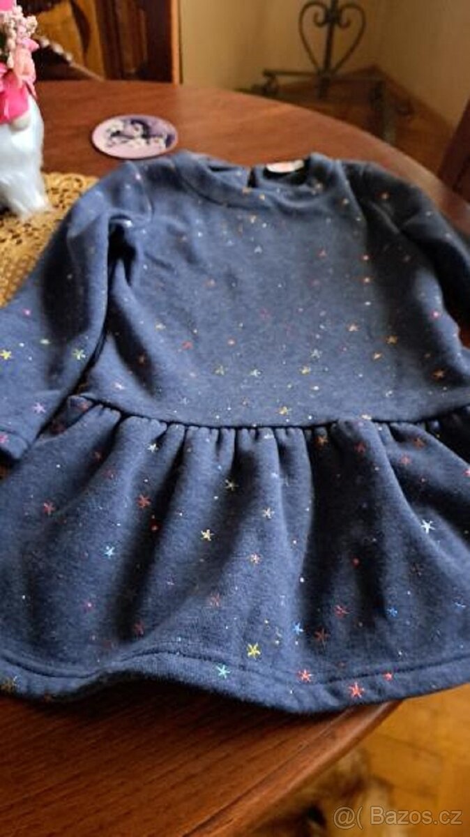 Dívčí šaty se zateplené Topo vel. 110 - 2