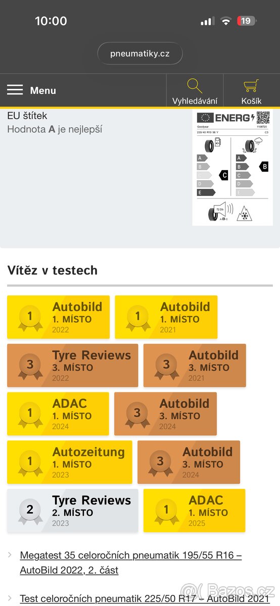 Goodyear 4 seasons Vector 235/40 r19 - zanovni - 2