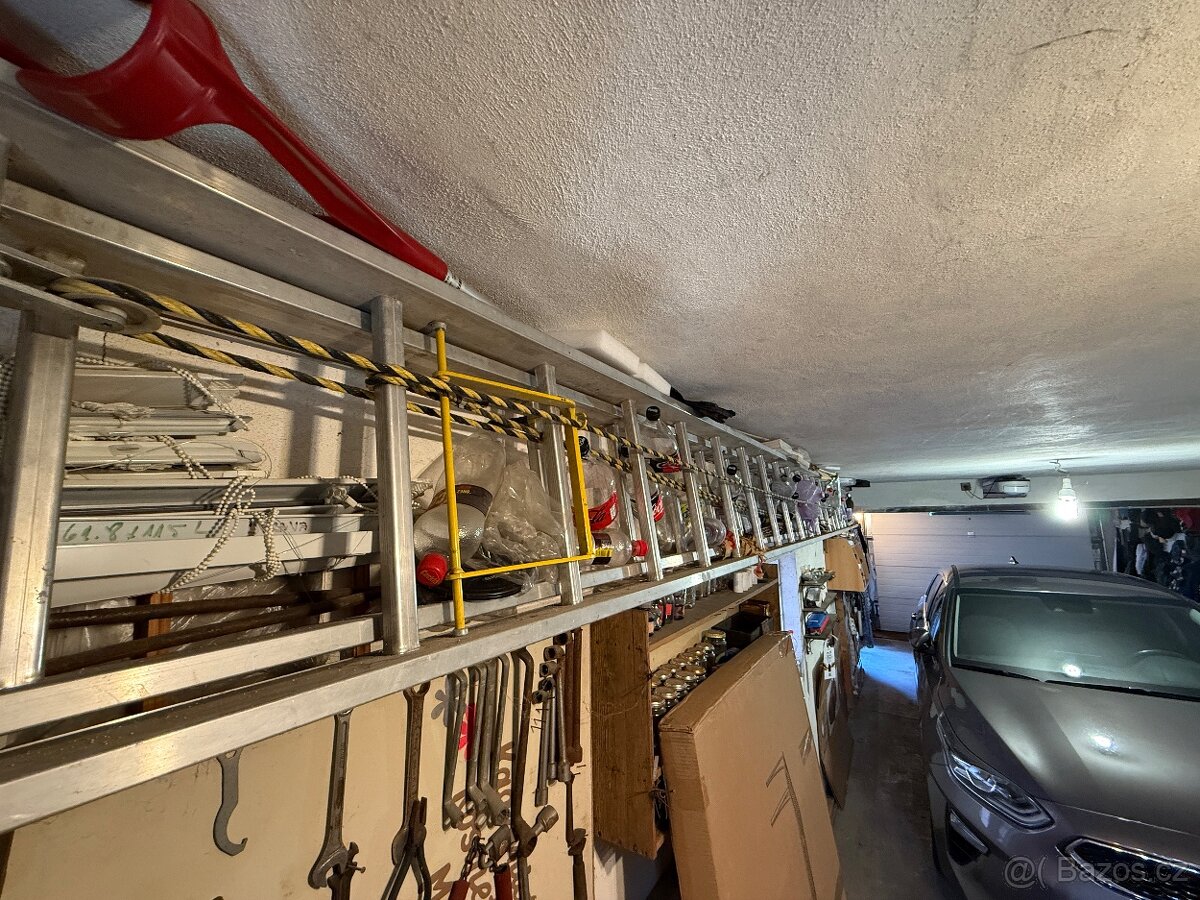 Hliníkový žebřík s lankem - 12 m - 2