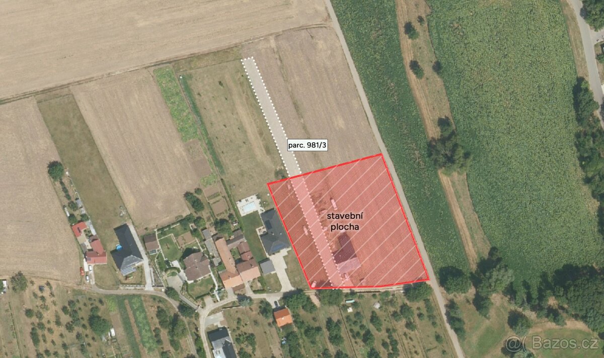 Pozemek, bydlení, prodej, Prušánky, Hodonín - 2