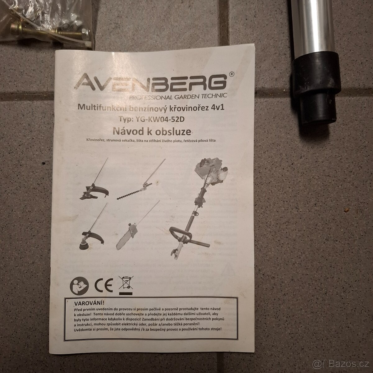 Prodám multifunkční benzínový křovinořez - 2