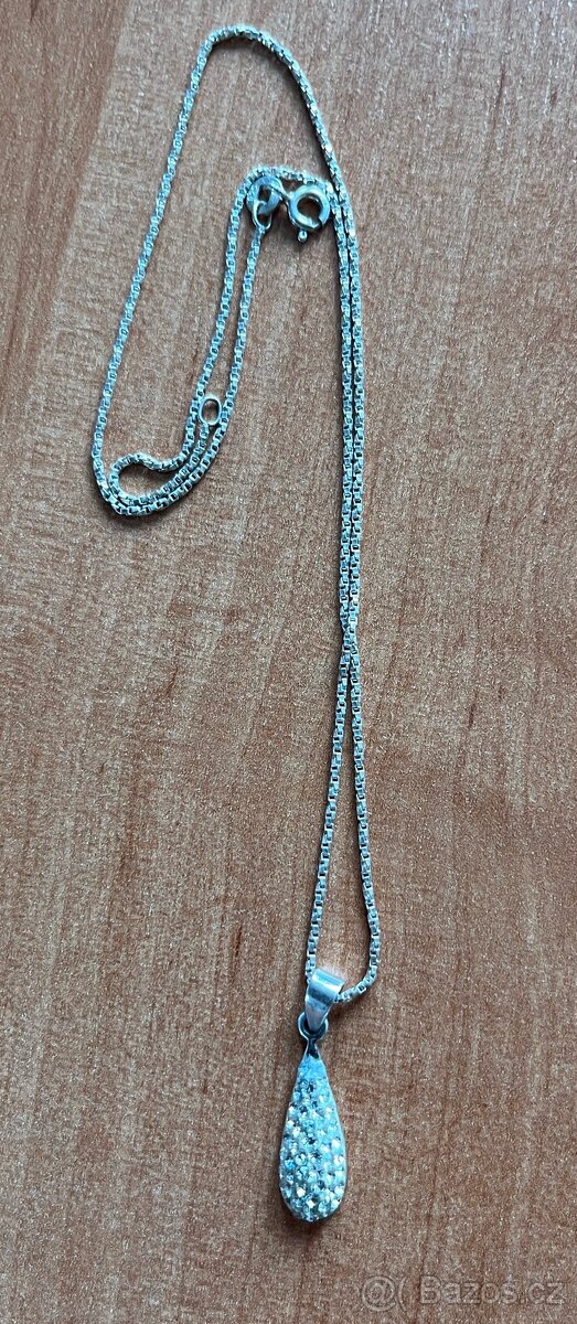 Set náušnice a přívěsek Swarovski - 2