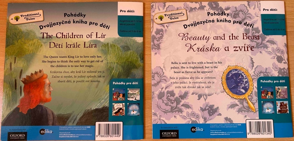 Dvojjazyčné pohádky pro děti - Edika - 2