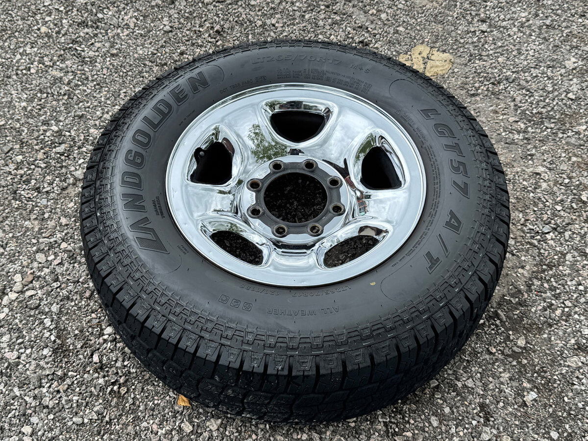 17" 8x165 DODGE RAM 2500 3500 CHROM ORIGINÁL - 2