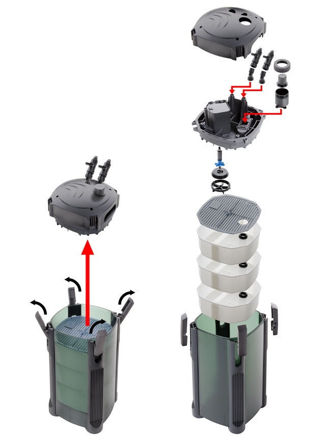 Vnější komínový filtr JK-EF1200 - 2