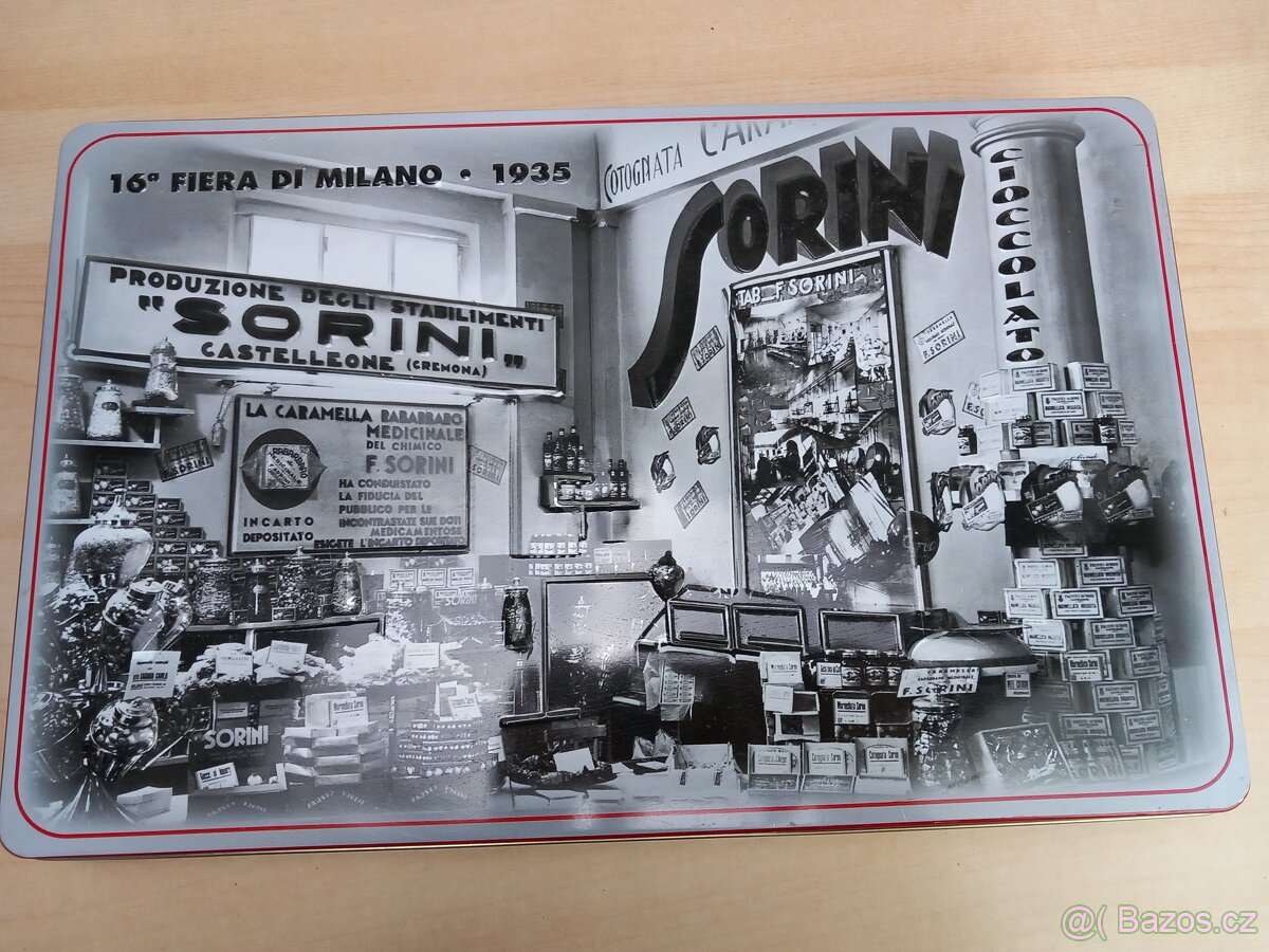 Plechová dóza - sběratelský předmět - 2