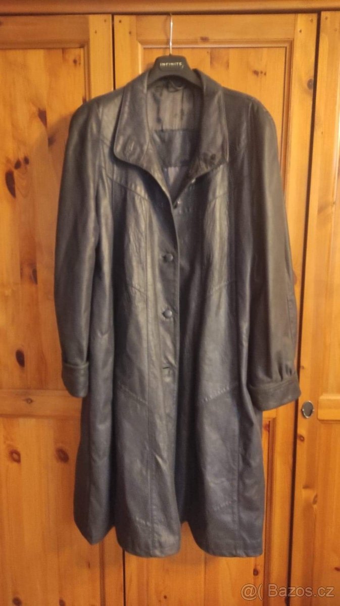 Dámský kožený kabát vel.48 - 2