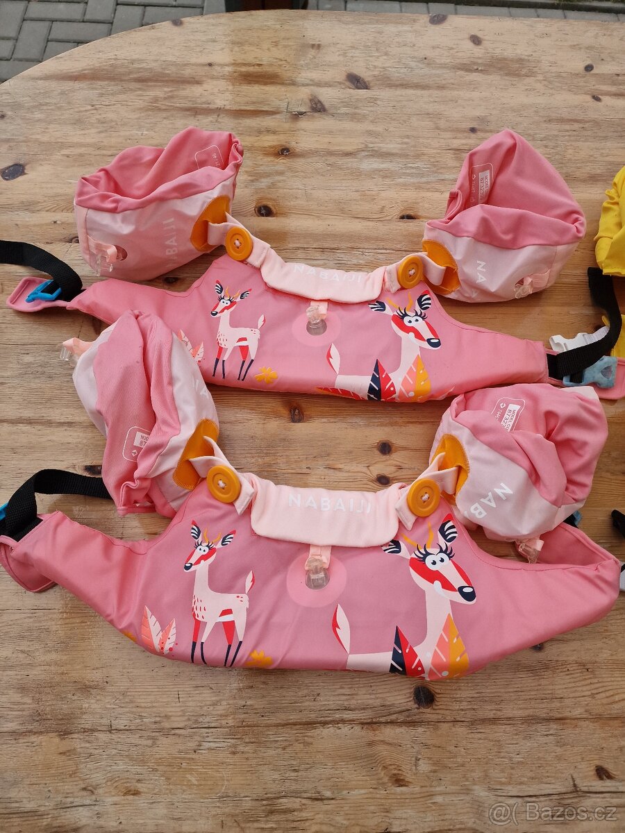 Plavecká vesta s rukávky - 2