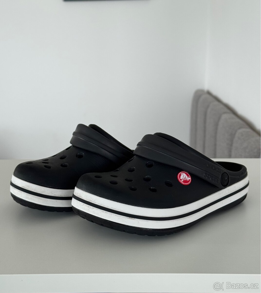 Dětské Crocs – velikost J3, černé (originál) - 2