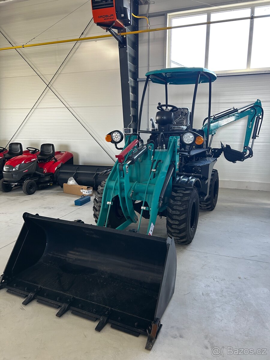 Kolový minibagr - 2