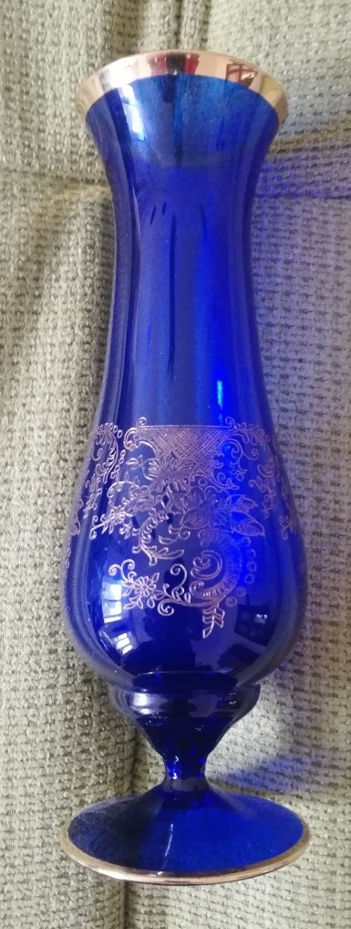modré sklo - 2