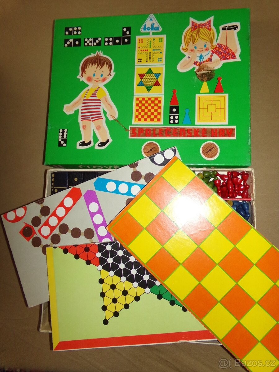 RETRO SPOLEČENSKÉ HRY - krásny stav - 2